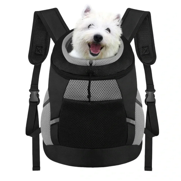 NEW Dog Carrier Backpack For Small Dogs Breathable Head Out Design - Picture 1 of 7